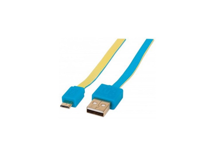 Cable De Carga Micro USB Manhattan Color | Precio Guatemala | Kemik