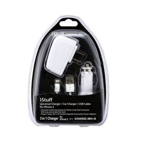 Cargador Istuff 3 en 1 para iPhone 5 thumbnail