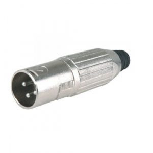 Zebra Conector XLR Macho Metalico