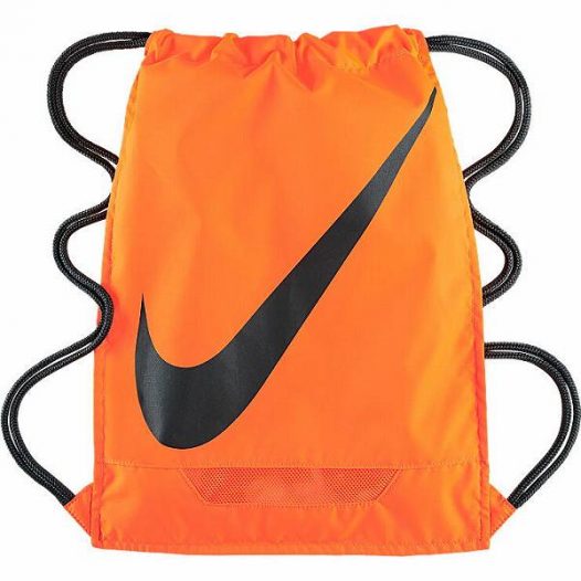 Mochila deportiva color naranja negro marca Nike