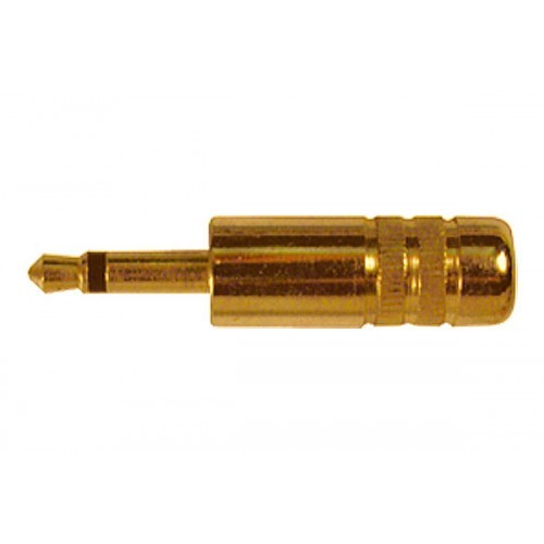 Adaptador N.A. de 3.5mm macho a 6.3 mm hembra, estéreo dorado - Guatemala