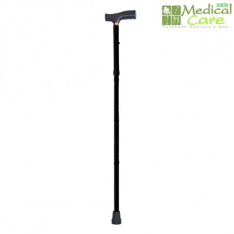 BASTÓN PLEGABLE DE ALUMINIO NEGRO - Alssa Medical