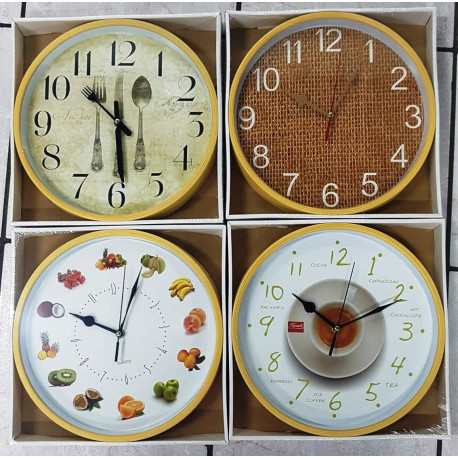 Reloj para Cocina de Pared Redondo de 30 Centímetros