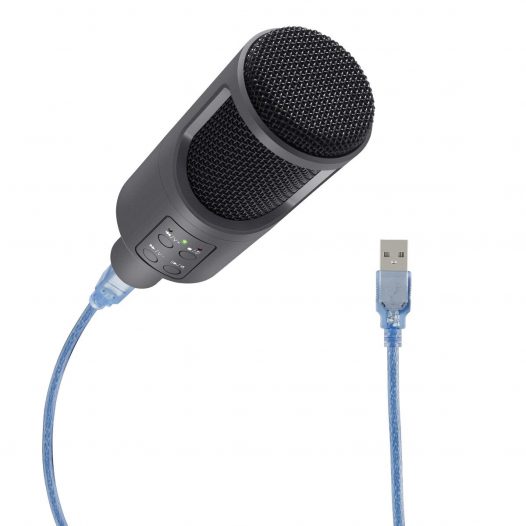 Microfono Condensador Profesional BM858BP USB Estudio de Grabación PC