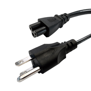 Wise Home Products Cable de alimentación de TV UL de 5 pies para enchufe de  pared de 2 clavijas LCD LED de 2 ranuras color negro – Yaxa Guatemala