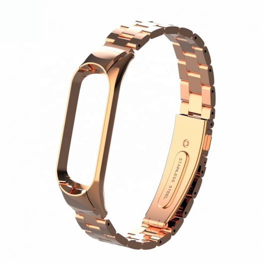 Correa acero Xiaomi Smart Band 8 (oro rosa) 