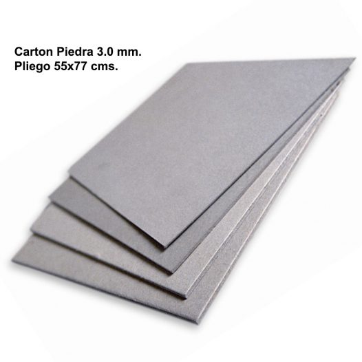 5 PLIEGOS CARTON PIEDRA 2.5 MM 76.8X109.8 – Vargrafic