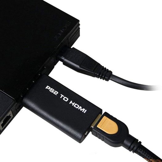 Adaptador de Playstation 2 a HDMI Negro