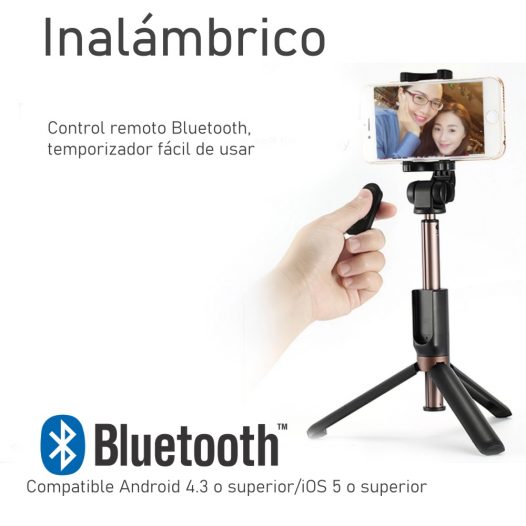 Stand Palo Selfie con Trípode Bluetooth  Precio Guatemala - Kemik  Guatemala - Compra en línea fácil