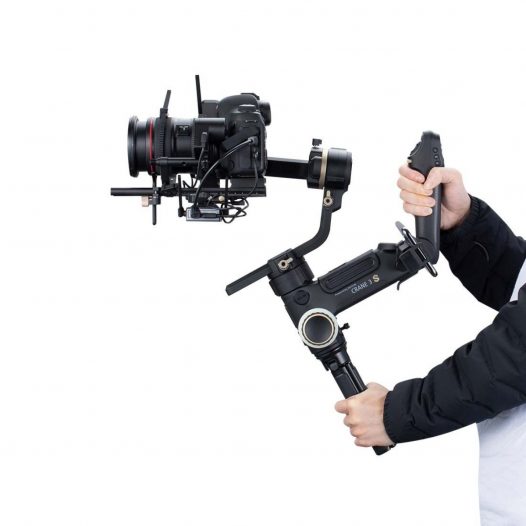 D&F Gimbal estabilizador de aleación de aluminio para cámara réflex  digital, cámara de acción, kit de fabricación de películas de video para  héroe