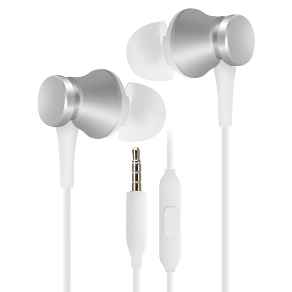 Auriculares con cable XIAOMI Dual Driver (In ear - Micrófono), color Blanco
