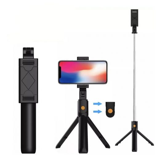 COLOR LIZARD - Trípode para selfie stick con control remoto, palo selfie de  43 pulgadas y trípode para teléfono compatible con iPhone y Android