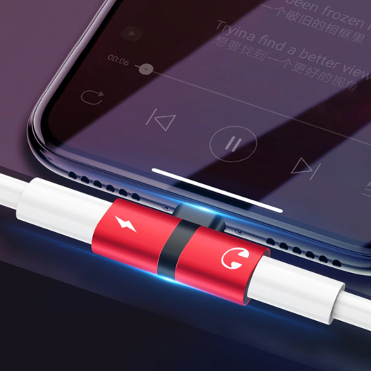Adaptador para Iphone Lightning 2 en 1  Precio Guatemala - Kemik Guatemala  - Compra en línea fácil
