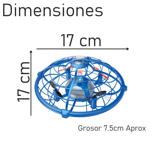 Dron para Niños con Sensor de Mano Rojo, Precio Guatemala - Kemik Guatemala