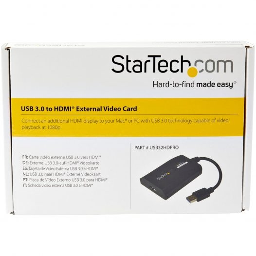 Startech Adaptador Gráfico Conversor USB 3.0 a HDMI