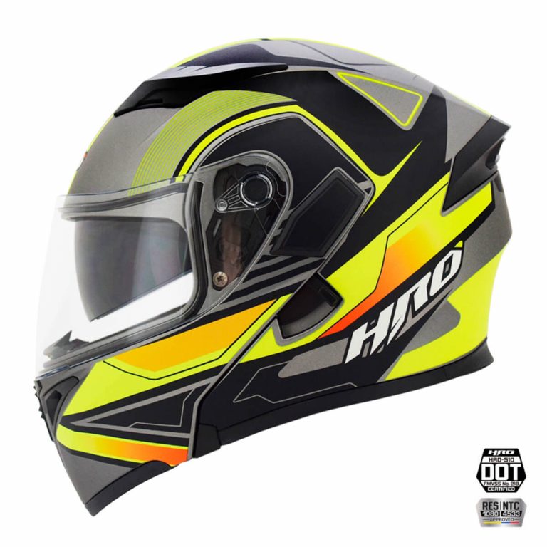 Casco Moto Hro 511 Certificado Dot Hombre Mujer Color Negro Diseño Solid  Tamaño del casco XL