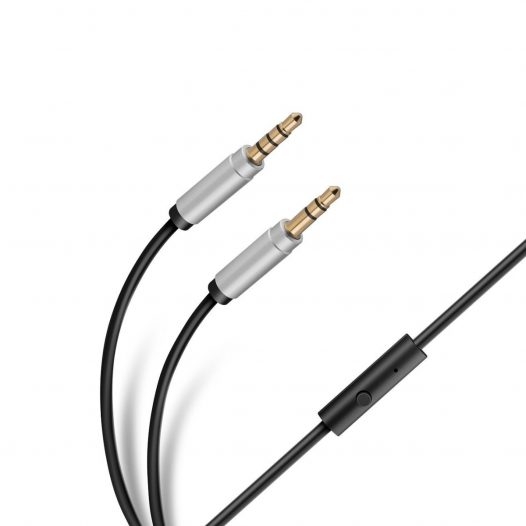Cable de audio Steren de 3.5 mm macho a 2 RCA macho de 15 cm - Guatemala