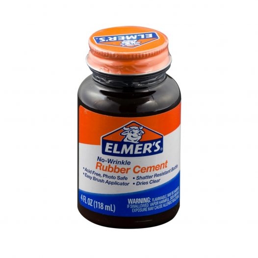 Elmer's Rubber Cement, 4 oz w/applicator - BORE904, Sanford Lp - Elmer's