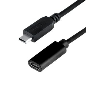Cable USB 1Hora 1 metro, Entrada y Salida Tipo C, Carga Rápida 3A, Nailon  Reforzado; Negro