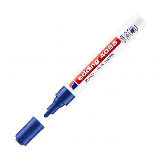 edding Marcador de laboratorio 8014 - negro - 1 bolígrafo - punta redonda  0.039 in - ideal para etiquetar superficies lisas y transparentes (por
