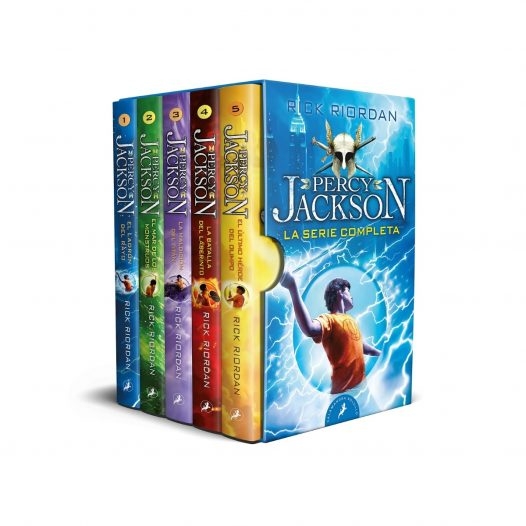 Percy Jackson y los dioses del Olimpo, caja de 5 libros en rústica (con  póster) : Precio Guatemala