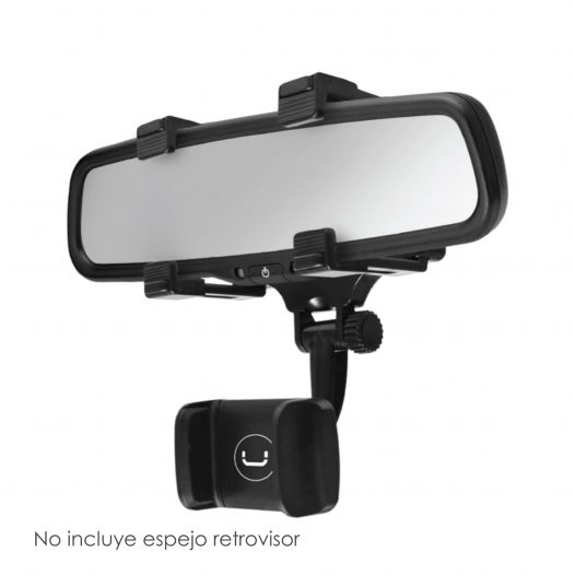 ULDIGI Soporte para teléfono móvil para espejo retrovisor de motocicleta,  negro, compatible con teléfonos inteligentes