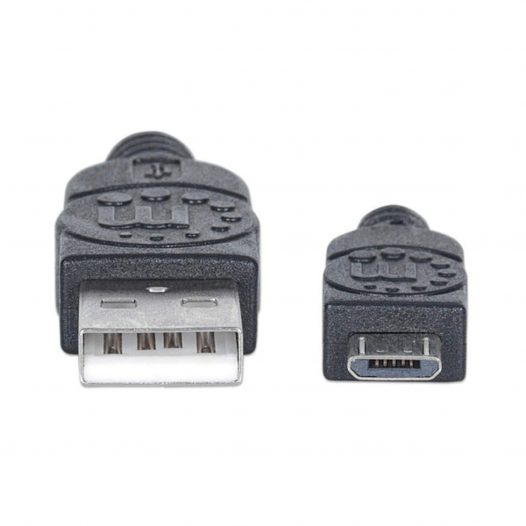 Cable USB 2.0 A Micro USB, 3 Metros, Negro, Argom : Precio Guatemala