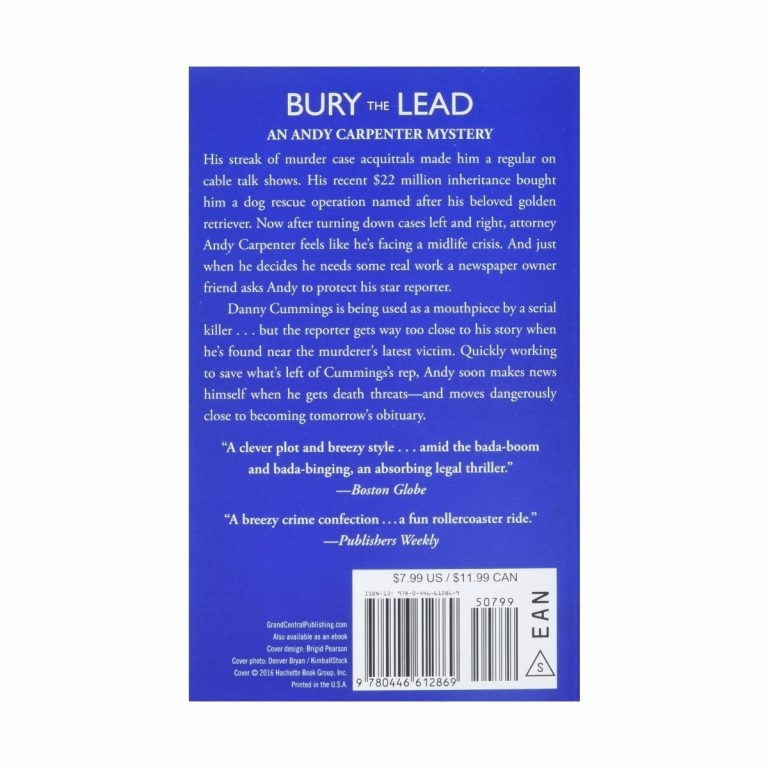 bury-the-lead-andy-carpenter-book-3-precio-guatemala