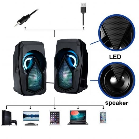 Xtrike me Altavoces Gaming SK402 RGB Negro