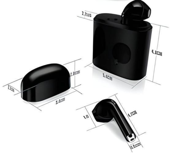 Auriculares Inalámbricos Con Micrófono I7s Tws Negros con Ofertas