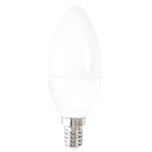 Paquete de 4 bombillas LED E14 de 6 W regulables, 4000 K, blanco natural,  90 LED 2835-SMD 650 lúmenes para lámpara de vela eléctrica de ventana
