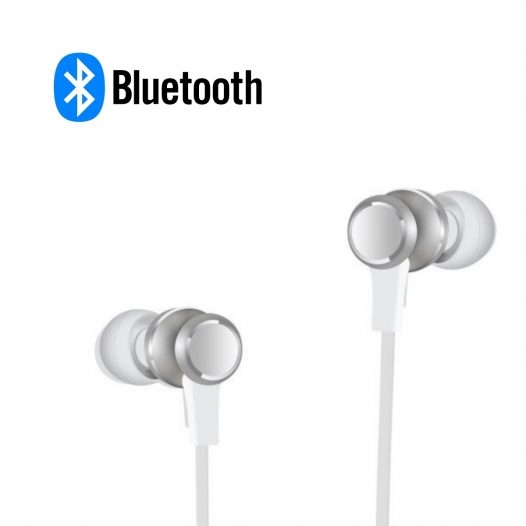 Audífonos Bluetooth T12 Wireless con Ranura para MicroSD Blanco