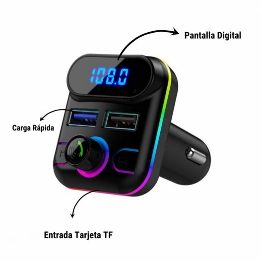 Transmisor FM Bluetooth Para Carro con  Precio Guatemala - Kemik Guatemala  - Compra en línea fácil