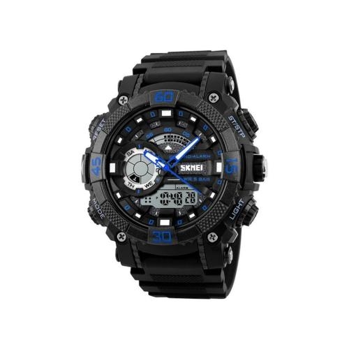 Reloj Hombre Analogico Digital Deportivo SKMEI 1228 Azul