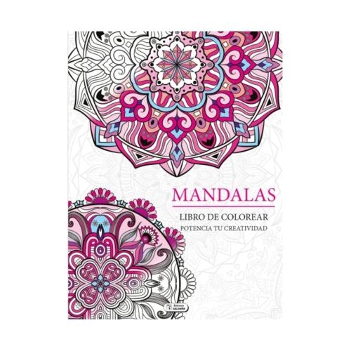 Libro Para Colorear Mandalas Rosa | Precio Guatemala