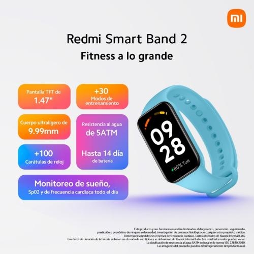 Redmi Smart Band 2 Especificaciones