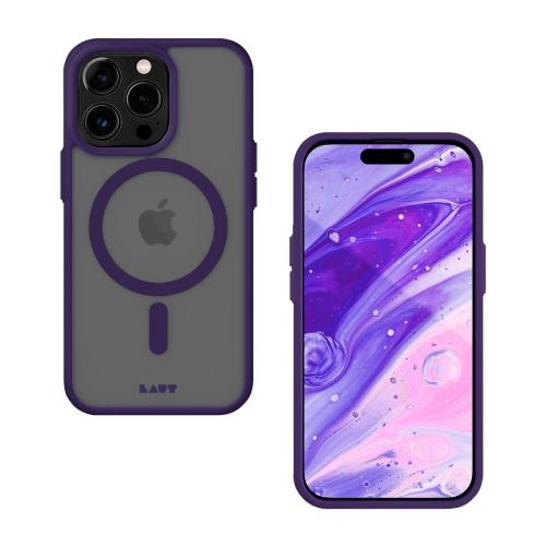 Case con carga inalambrica para iPhone 14 Pro Max Morado