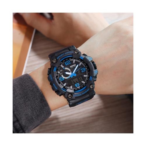 Reloj Hombre Analogico Digital Deportivo SKMEI 1228 Azul