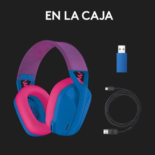 Rech Gamer Guatemala - Logitech G435 Lightspeed Wireless Gaming Headset -  Blanco-Lila  Los  auriculares inalámbricos para juegos Logitech G435 Lightspeed son unos  auriculares de alto rendimiento que