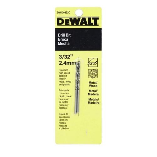 BROCA, METAL Y MADERA, 3/8 PULG, ACERO RAPIDO, HSS. MARCA DEWALT