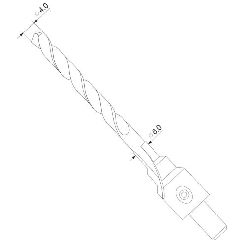 BROCA AVELLANADORA PARA MADERA, 7 PCS, 1/4 YATO YT-44693