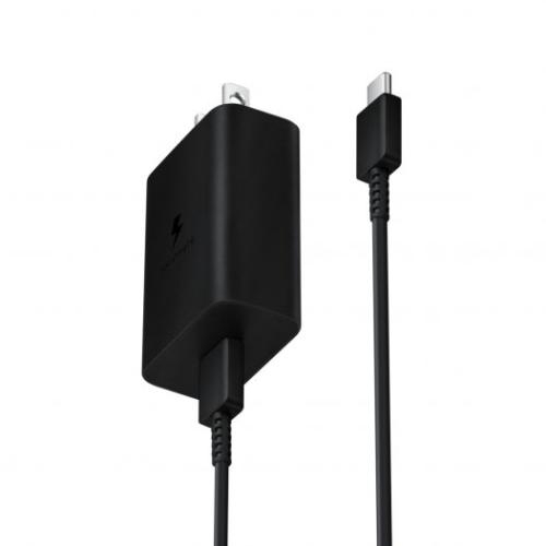 Samsung Cargador de Pared con cable USB-C de 45W (Negro) - Guatemala