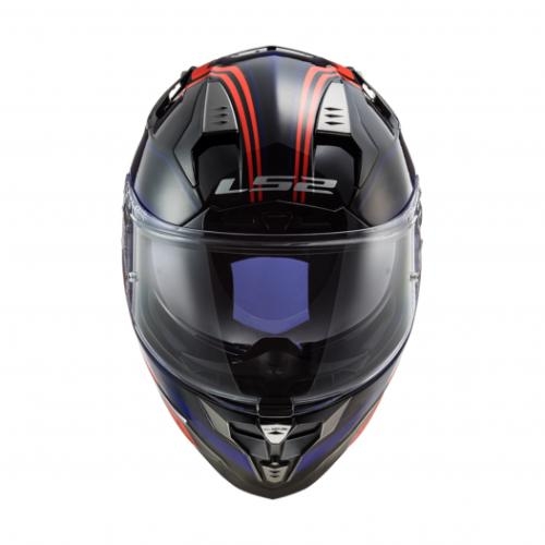 LS2 Cascos Challenger GT Propeller - Casco integral (rojo/azul, talla 3XL)