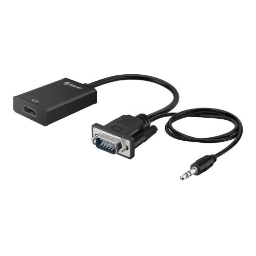 Adaptador HDMI A VGA Para Video Full HD 1080p, Color Negro, Steren : Precio  Guatemala