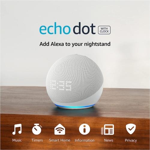  Echo Dot (5.ª generación, modelo de 2022), Parlante inteligente  con Alexa