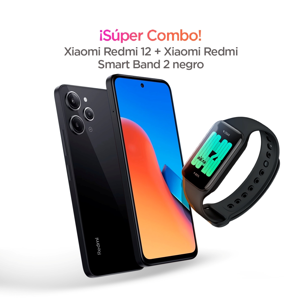 Xioami Redmi 12 128GB y 4 RAM NEGRO DUAL SIM Xiaomi 23053rn02l