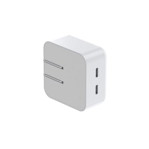 CARGADOR DOBLE USB/USB C 20W BA56A BLANCO