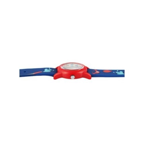 Reloj Q&Q VR99J004Y carrito niño azul - rojo Cohete