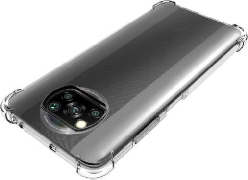  Funda protectora transparente para teléfono compatible con  Xiaomi Poco X3 Pro/Poco X3 NFC, funda de cuerpo completo transparente, funda  protectora delgada diseñada para teléfono transparente, antiarañazos y  absorción de golpes 