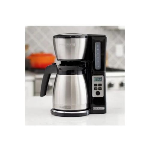 Black+Decker CM2046S-LA, Cafetera térmica programable, 12 tazas. - Guatemala